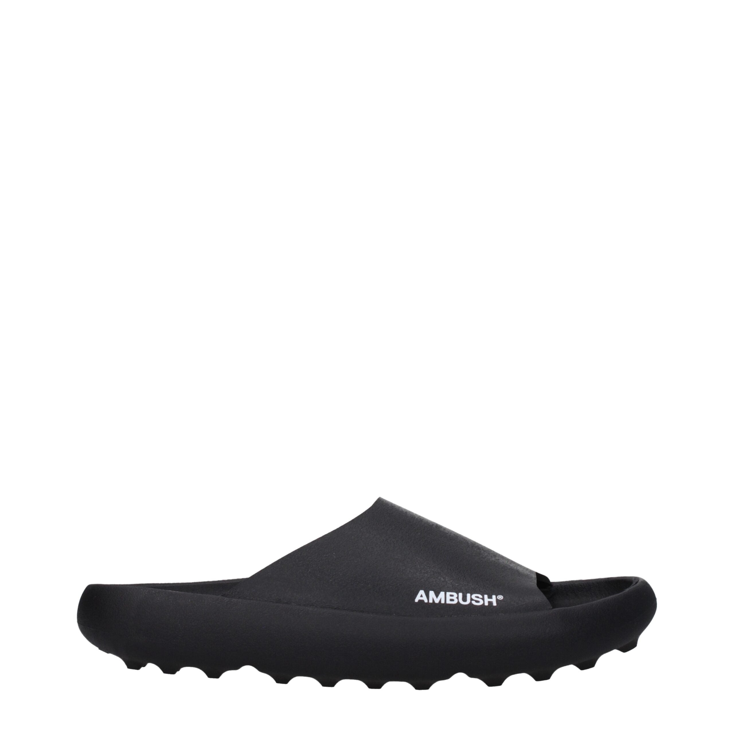 Ambush Black Cotton Slipper